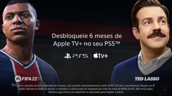 Donos de PlayStation 5 ganham seis meses gratuitos de Apple TV+