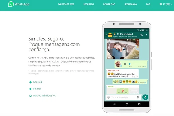 Transferência de dinheiro via WhatsApp chegará ao Brasil este ano
