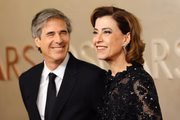 Fernanda Torres e Walter Salles durante a 97ª edição do Oscar realizada no Dolby Theatre 2025 em Hollywood, Califórnia