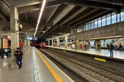 Plataforma da Linha 11 na estação Barra Funda em manhã de greve da CPTM Plataforma da Linha 11 na estação Barra Funda em manhã de greve da CPTM