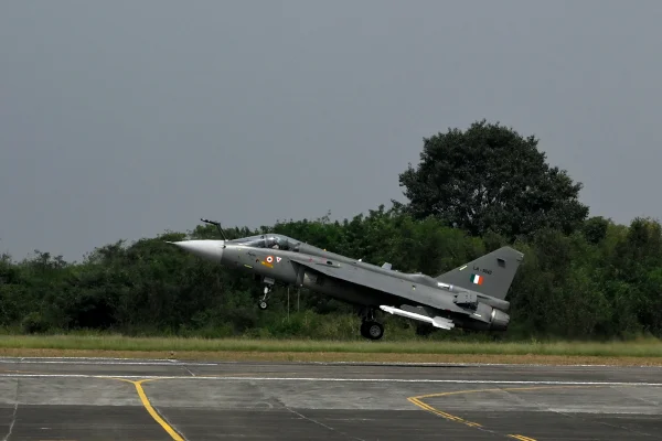 Caça Tejas da Força Aérea Indiana (IAF)