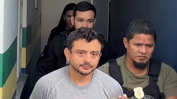professor sendo preso