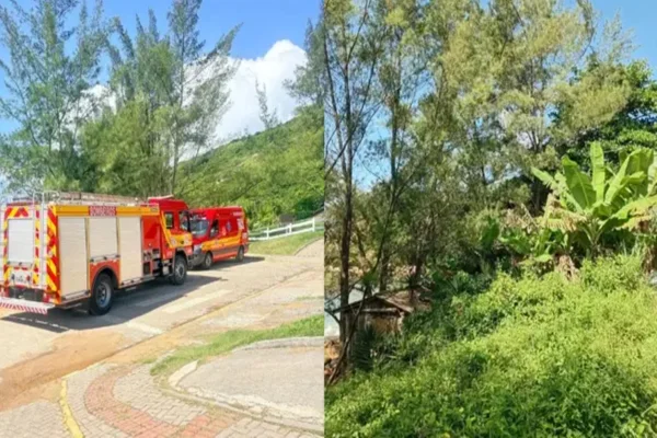 Acidente ocorreu na Trilha da Praia dos Amores, em Imbituba