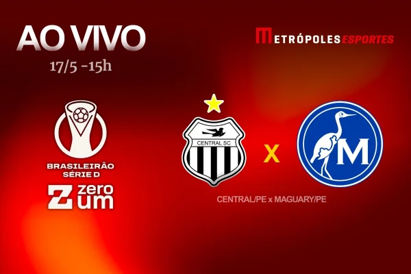 Série D ZeroUm: Metrópoles transmite Central-PE x Maguary-PE