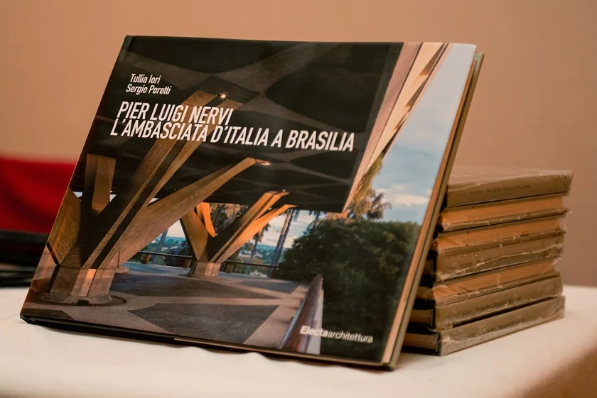 Nova edição do livro L'Ambasciata D'Italia a Brasilia, Pier Luigi Nervi Nova edição do livro L'Ambasciata D'Italia a Brasilia, Pier Luigi Nervi