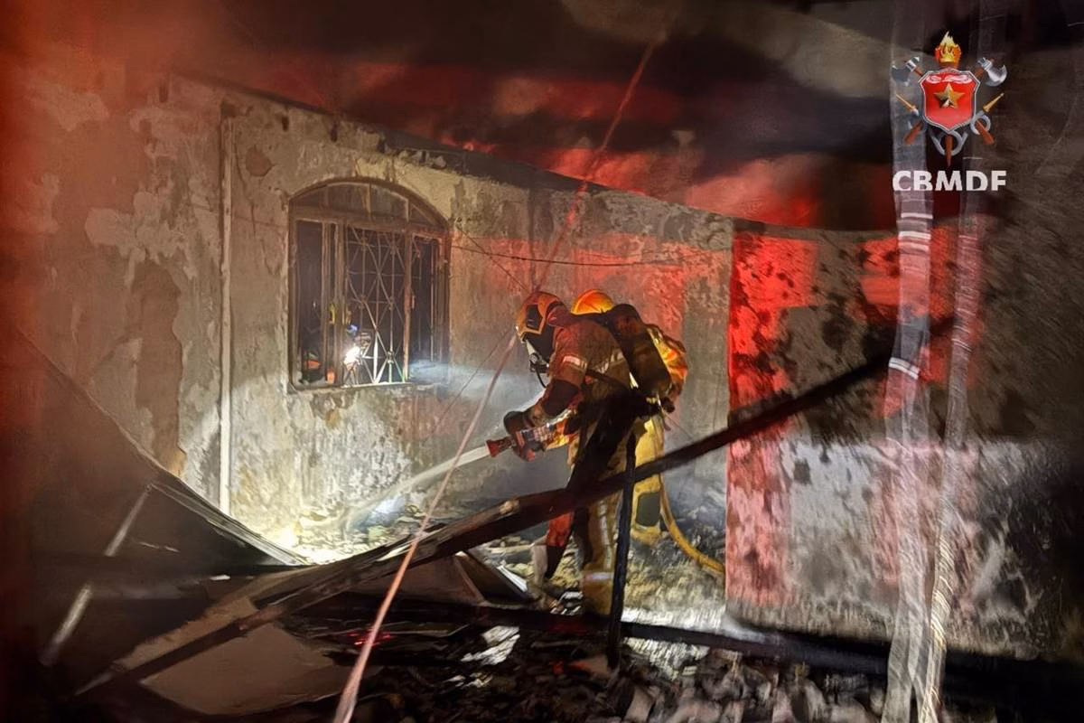cinco pessoas morrem em incêndio no DF