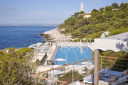 O local tem vista privilegiada para o Mar Mediterrâneo