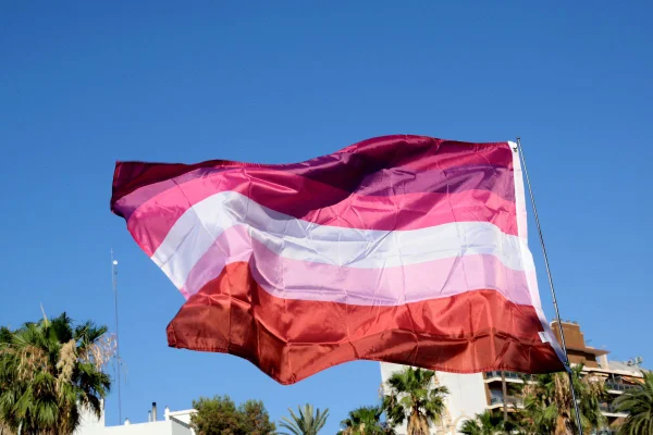 bandeira lésbica