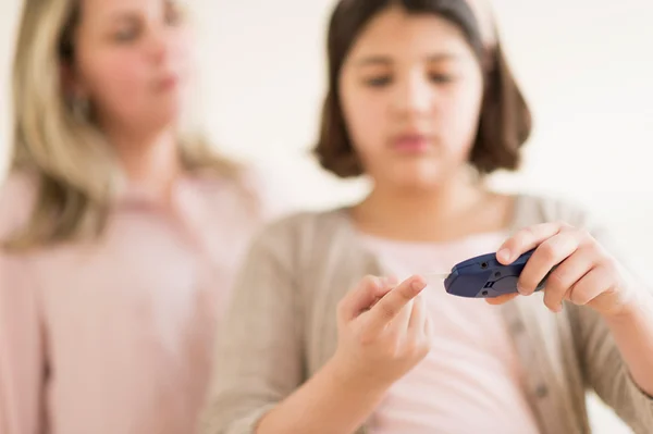 Criança com diabetes