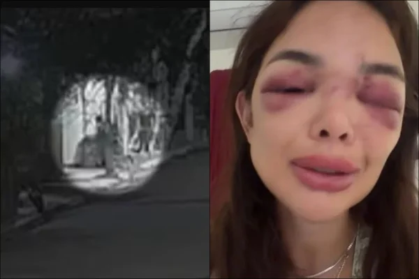 Vídeo mostra empresário da Faria Lima agredindo esposa na calçada