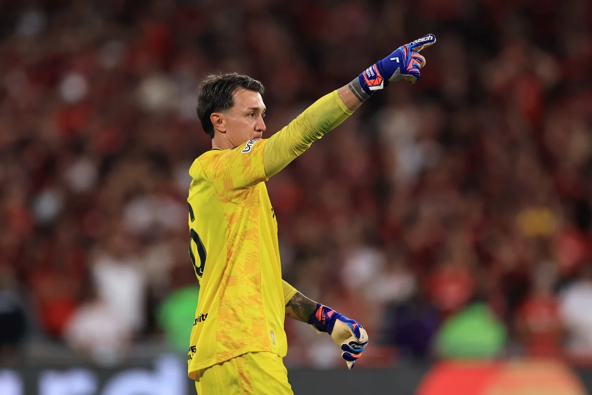 Muslera, goleiro do Estudiantes Muslera, goleiro do Estudiantes