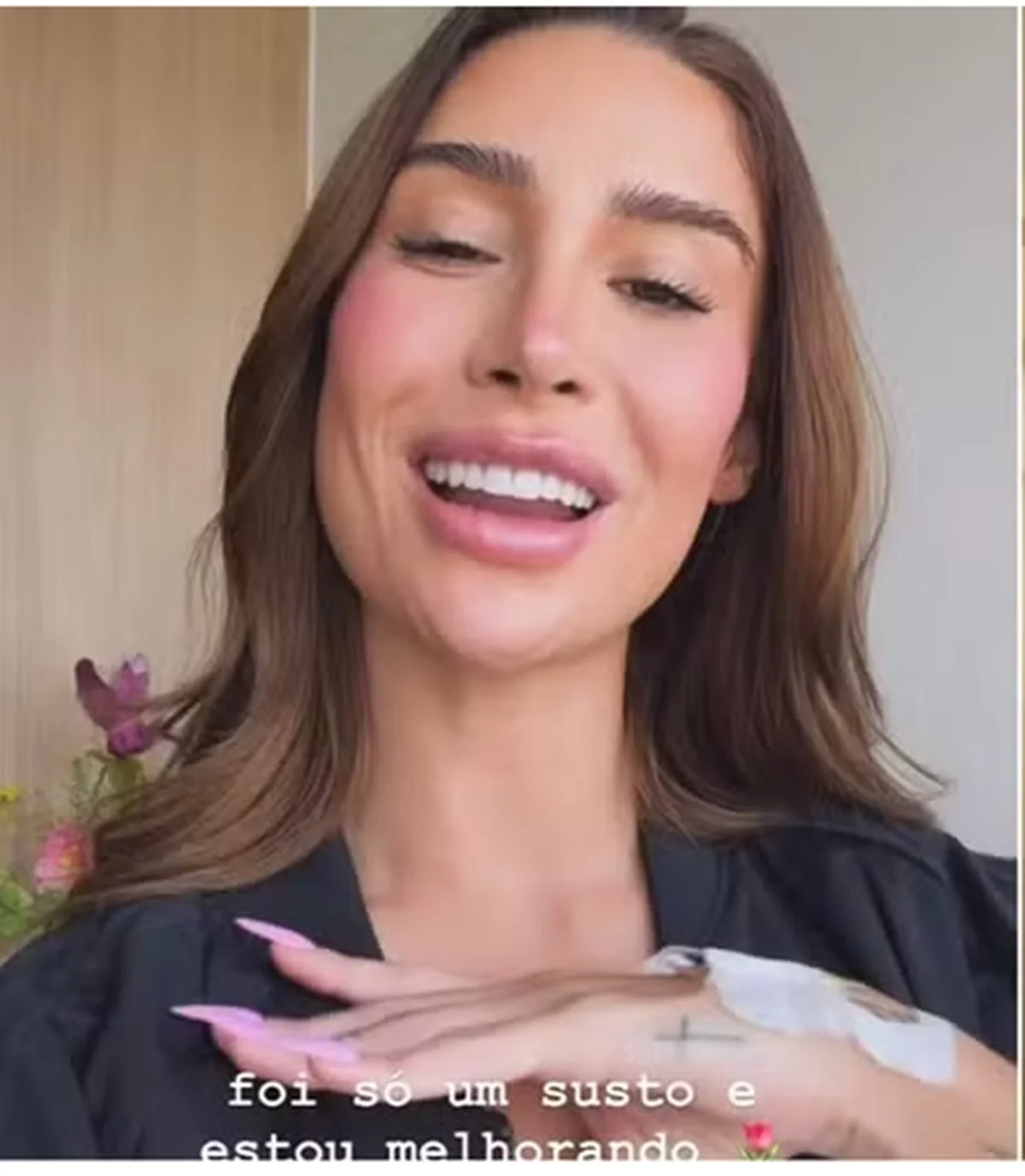 Bianca Andrade atualiza seguidores do quadro de saúde Bianca Andrade atualiza seguidores do quadro de saúde