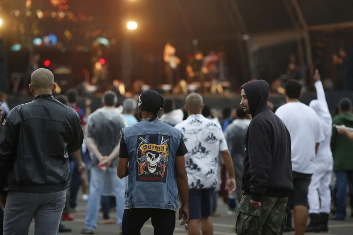 O evento começou tímido: frio espantou a galera O evento começou tímido: frio espantou a galera