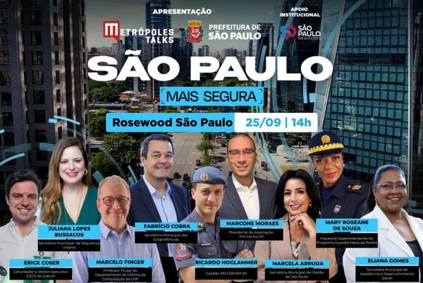 Metrópoles Talks: como a tecnologia tem mudado a segurança urbana em SP