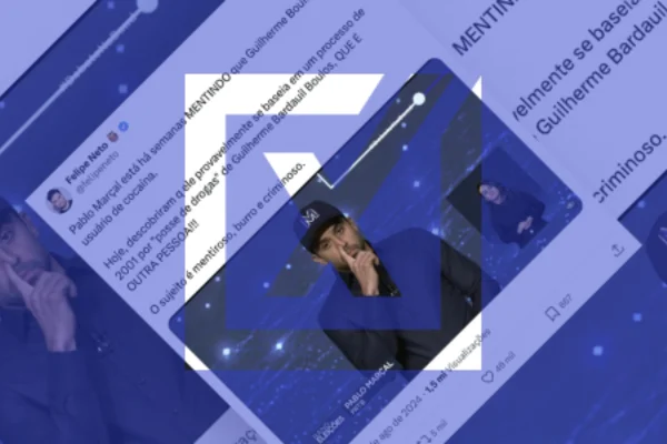 Print de tweet do Felipe Neto sobre caso envolvendo Pablo Marçal, Guilherme Boulos e processos judiciais. - Metrópoles