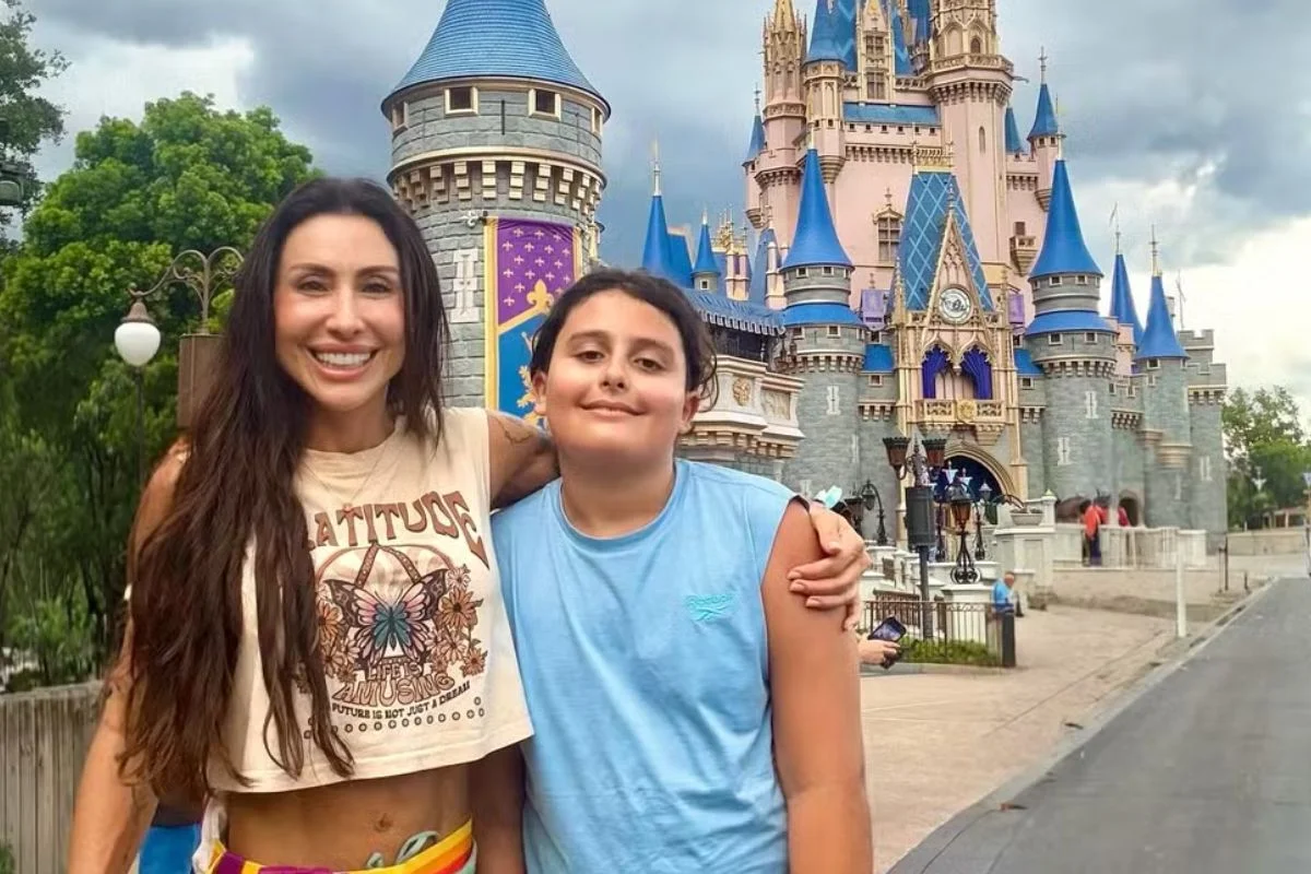 Jaque Khury e o filho Jaque Khury e o filho