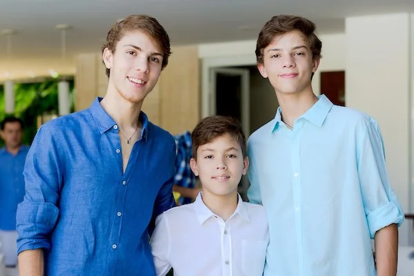 Bernardo, Gustavo e Guilherme Haddad Bernardo, Gustavo e Guilherme Haddad