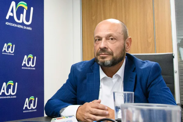 Gilberto Waller Júnior, durante reunião do Grupo Especial da AGU que atua nas fraudes contra o INSS - Metrópoles