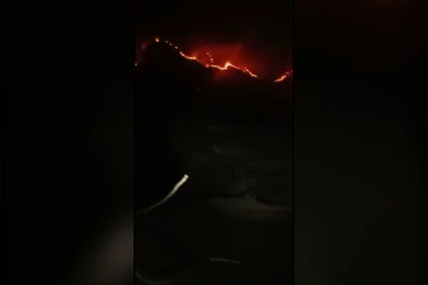 Incendio Vale da Lua Chapada dos Veadeiros