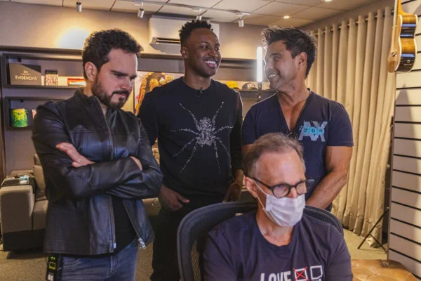 Veja fotos do encontro de Zezé di Camargo & Luciano com Thiaguinho em série
