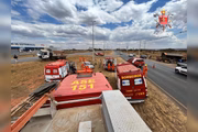 bombeiros tiveram de fazer a estabilização da cena e usar técnicas de desencarceramento para a retirada segura das vítimas do carro