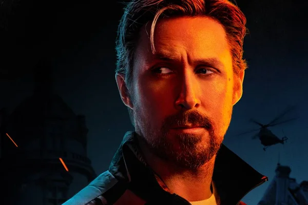 Ryan Gosling no cartaz do filme Agente Oculto