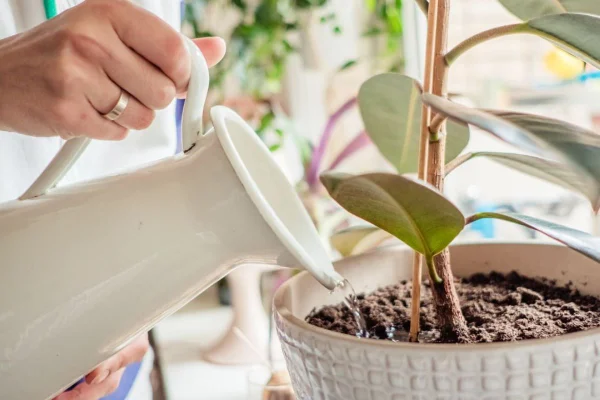 Aguando plantas
