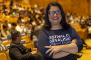 A jornalista Kátia Cubel é diretora e fundadora do Prêmio Engenho