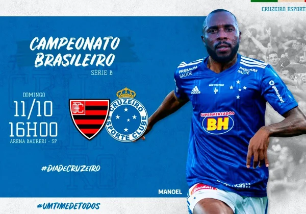 Montagem do Cruzeiro com zagueiros Manoel e Cacá