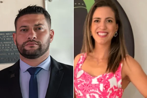 capitã Michele e o marido sargento Eduardo Abner