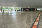 Instalações da SP2B sob a marquise do Parque Ibirapuera, em São Paulo Instalações da SP2B sob a marquise do Parque Ibirapuera, em São Paulo