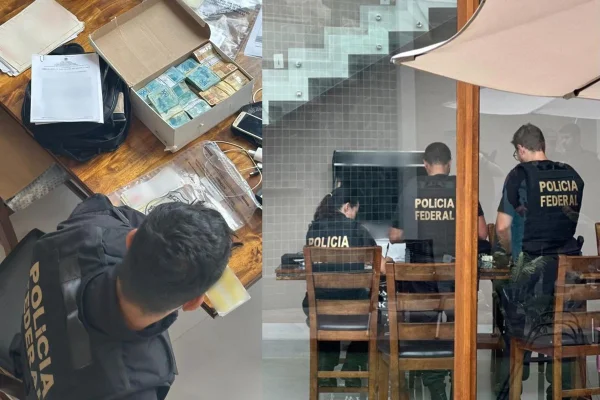 PF encontra caixa de sapato recheada de dinheiro em mansão de coiotes