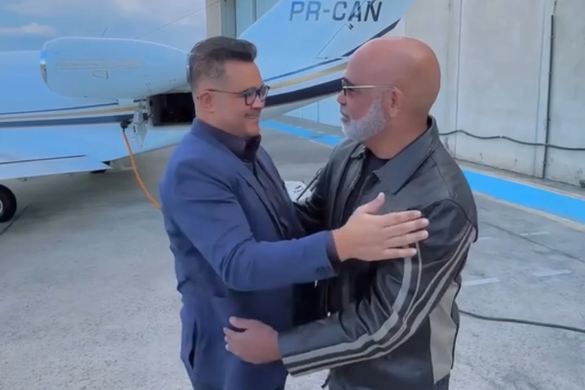 O cantor Rick e o empresário Bruno Avelar O cantor Rick e o empresário Bruno Avelar