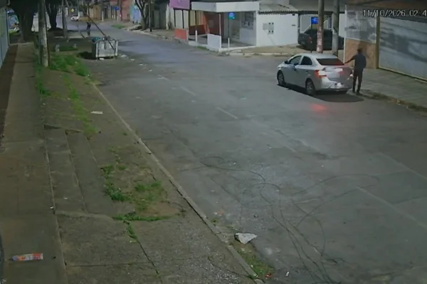 Imagem de câmeras de segurança