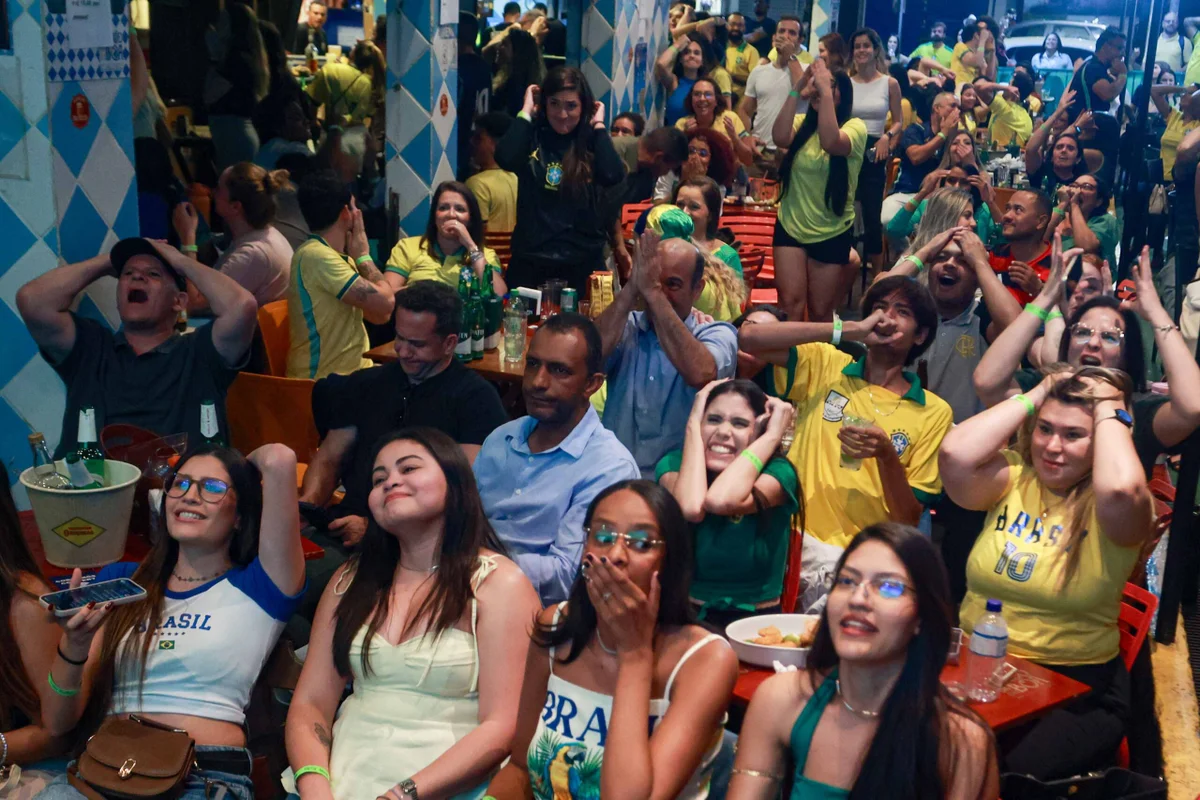 Brasilienses acompanharam o jogo da Seleção na quarta-feira (24/6) Brasilienses acompanharam o jogo da Seleção na quarta-feira (24/6)