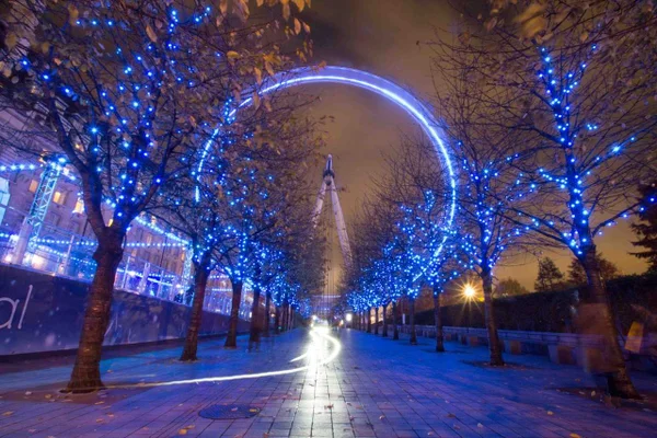 Roda gigante iluminada