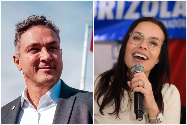 Luciano Zucco e Juliana Brizola, candidatos ao governo do RS - Metrópoles