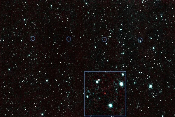 Imagem colorida, asteróides e cometas - Metrópoles