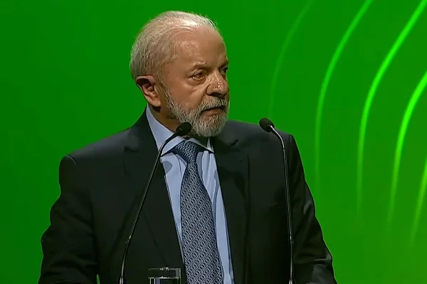 Lula em discurso na Hannover Messe 2026, na Alemanha