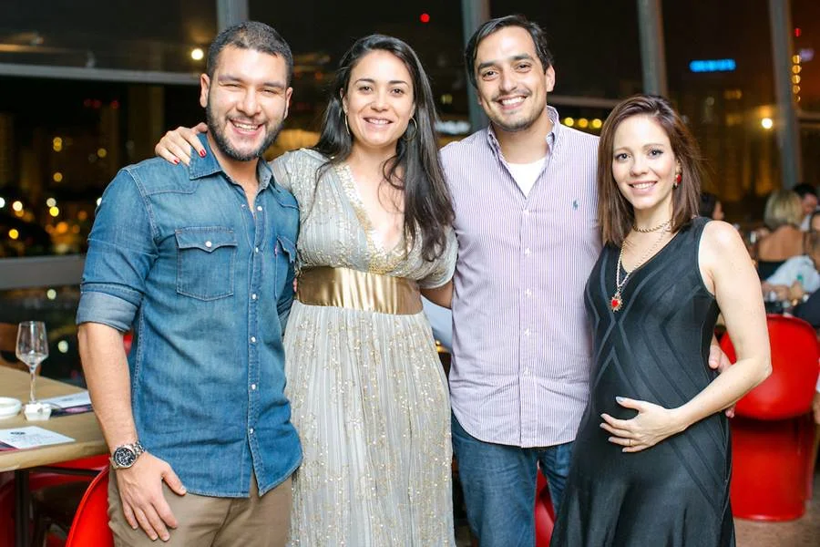 Adriano Pamplona, Ana Vitoria, Luiz Oliveira e Flavia Guth Adriano Pamplona, Ana Vitoria, Luiz Oliveira e Flavia Guth