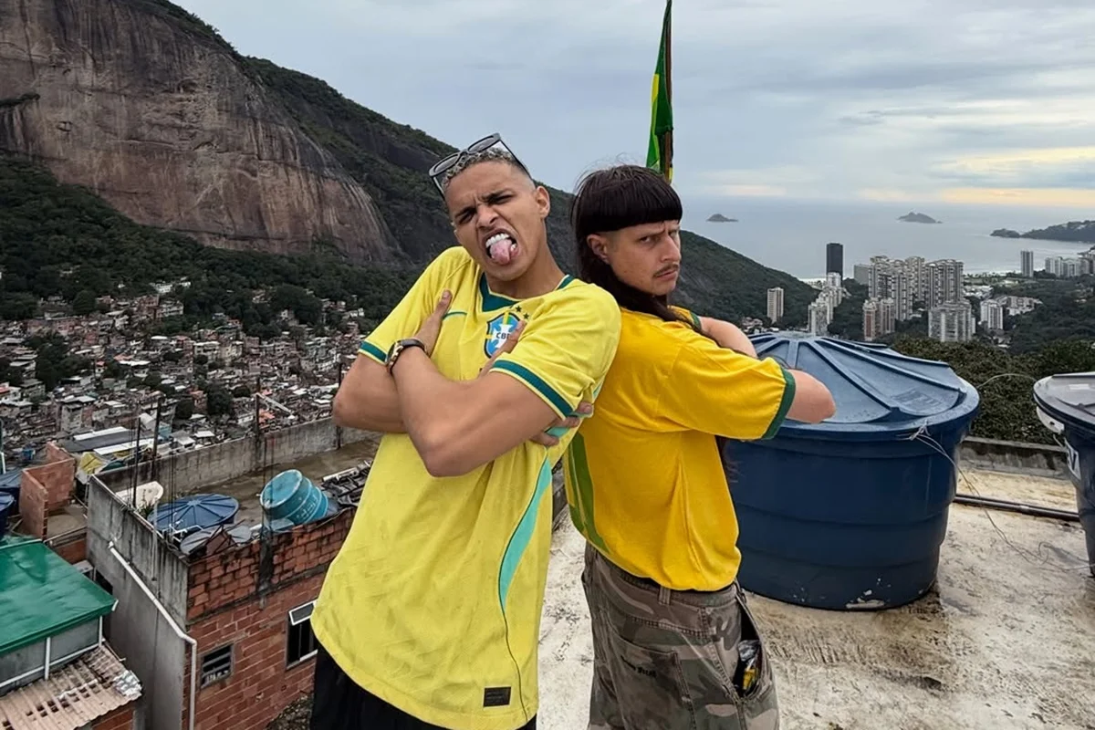 Iae Break e Oliver Tree no Rio de Janeiro Iae Break e Oliver Tree no Rio de Janeiro