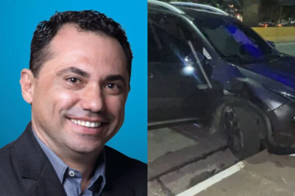 Ex-vereador bate em 3 carros, atropela moto e foge da polícia