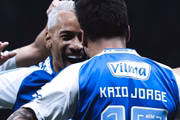 Kaio marcou três gols no último jogo do Cruzeiro