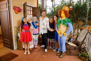 Geraldo Luís com o elenco de O Picapau Amarelo