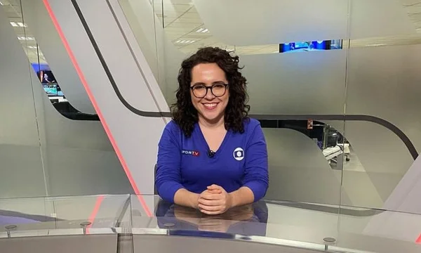 Natália Lara durante programa do SporTV - Metrópoles