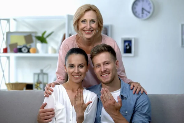foto de família e sogra juntos