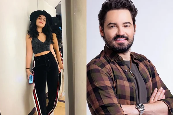 Montagem com fotos de Kamily Zor e Fernando Zor