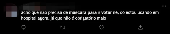 É falso que eleitor precisa estar de máscara facial para votar - imagem 2 É falso que eleitor precisa estar de máscara facial para votar - imagem 2