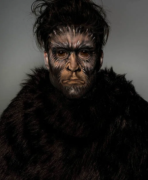 Sérgio Marone como macaco-aranha Sérgio Marone como macaco-aranha