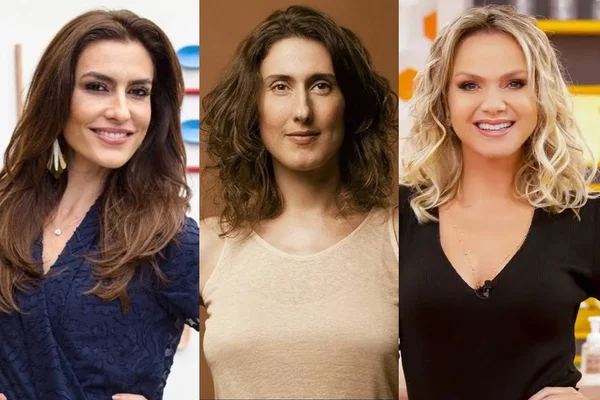 Ticiana Villas Boas, Paola Carosella e Eliana (Reprodução/Montagem Metrópoles)